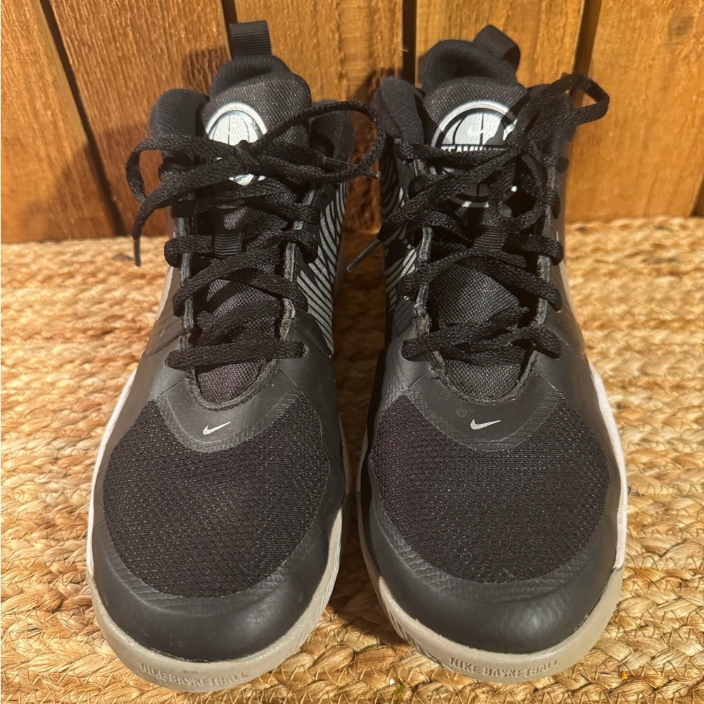 Nike Black and Silver Basketball Shoes Sz 4.5 Y